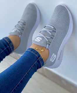 TENIS SKECHER GRIS