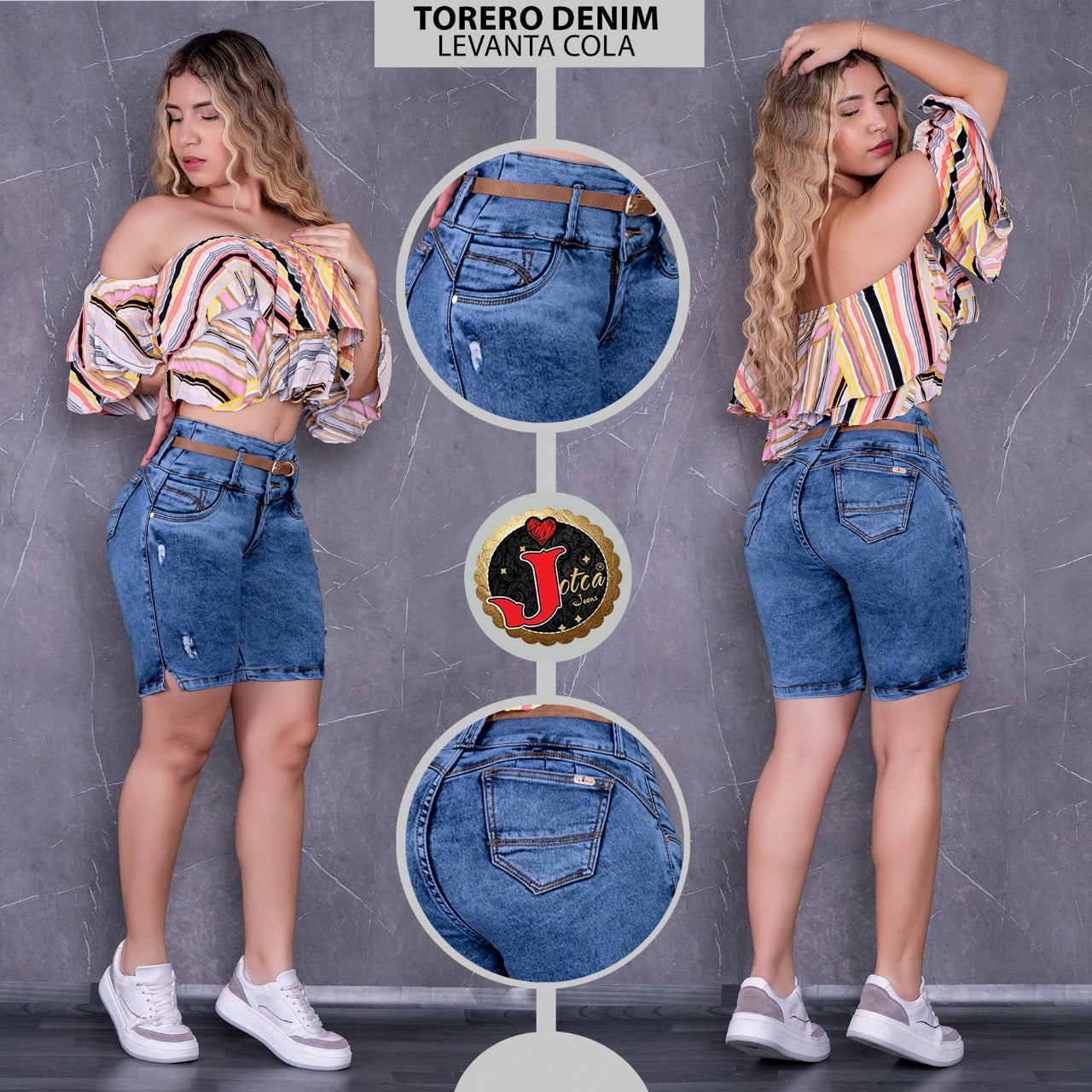 PACK X3 TOREROS DENIM
