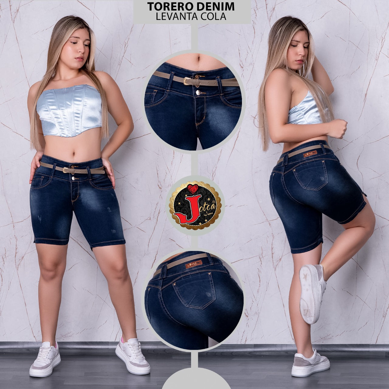 PACK X3 TOREROS DENIM