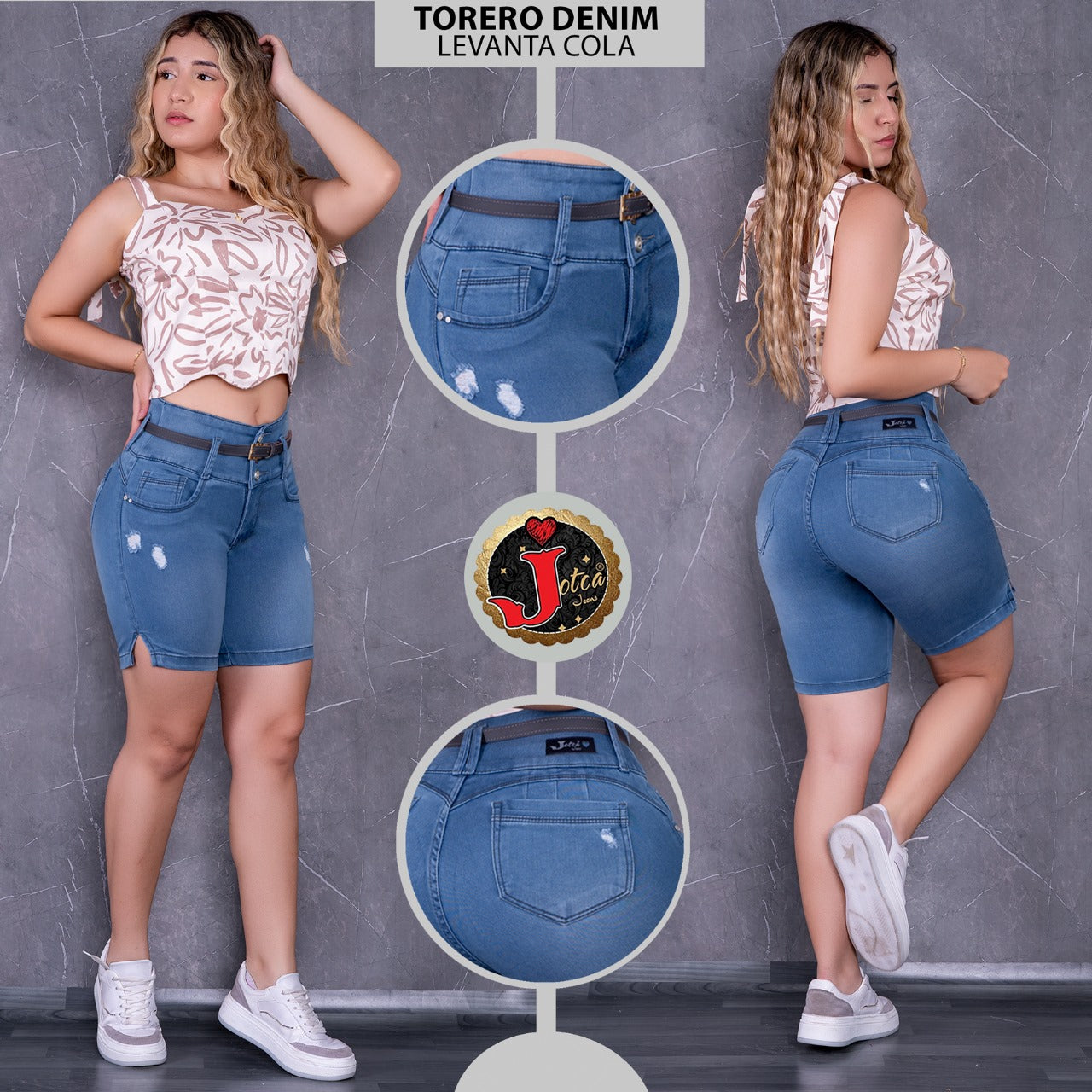 PACK X3 TOREROS DENIM